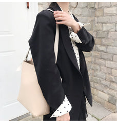 Stylish Leather Womens Shoulder Tote Bag Purse Bucket Bag For Women