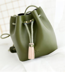 Stylish WOMENs Bucket Bag Purse LEATHER SHOULDER BAGs FOR WOMEN