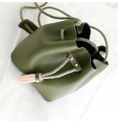 Stylish WOMENs Bucket Bag Purse LEATHER SHOULDER BAGs FOR WOMEN