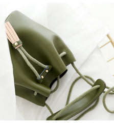 Stylish WOMENs Bucket Bag Purse LEATHER SHOULDER BAGs FOR WOMEN