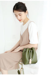 Stylish WOMENs Bucket Bag Purse LEATHER SHOULDER BAGs FOR WOMEN