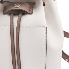 Stylish White Leather Backpack Womens Fashion Backpacks Purse