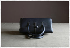 Womens Navy Work Leather Handbag Purse Leather Gray Work Shoulder Bag Handbag Purse for Ladies