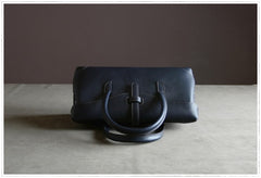Womens Black Work Leather Handbag Purse Leather Black Work Shoulder Bag Handbag Purse for Ladies