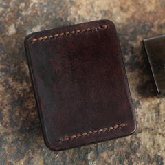Cool Mens Leather Zippo Lighter Case with Loop Zippo lighter Holder with clip