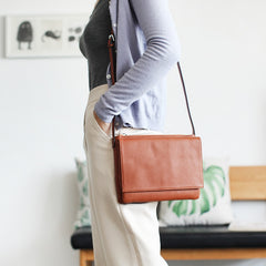 Stylish Leather Womens Slim Crossbody Bag Purse Cute Shoulder Bag for Women