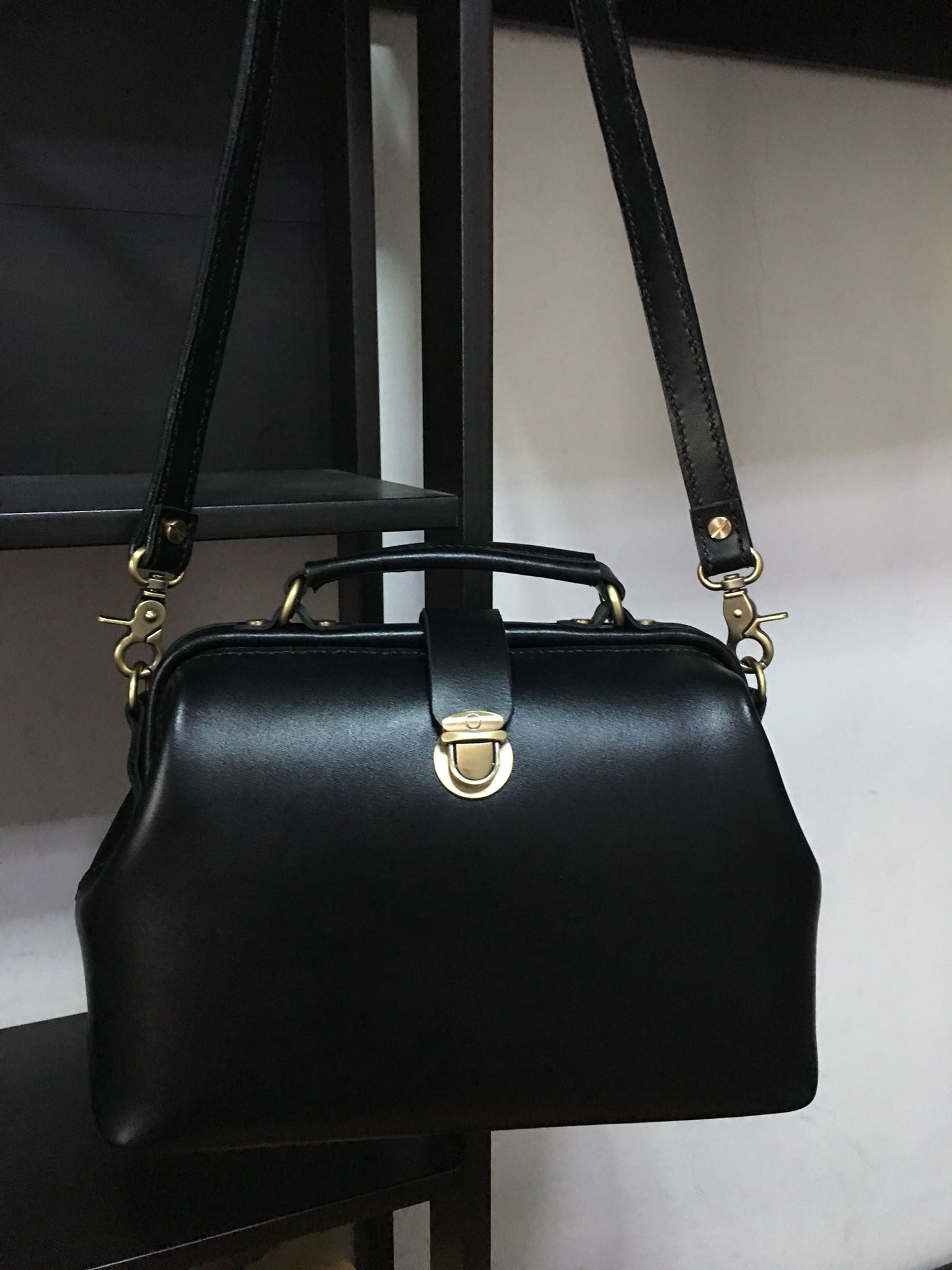 Handmade Leather handbag doctor bag shoulder bag for women leather bag - EverHandmade