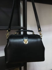 Handmade Leather handbag doctor bag shoulder bag for women leather bag - EverHandmade