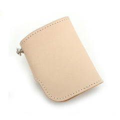Handmade Cool Leather Small Biker Chain Wallet Mens billfold Chain Wallet