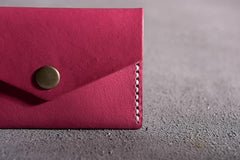 Handmade Leather Mens Cool billfold Wallet Card Holder Small Card Slim Wallets for Men