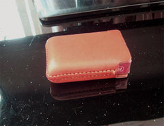 Handmade Brown Leather Mens Cigarette Case Cigarette Holder Case for Men