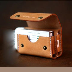 Cool Leather Mens IQOS Cigarette Case With Belt Clip IQOS Holder Belt Loop for Men