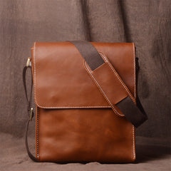 Cool leather mens messenger bag vintage Side Bag shoulder bag for men