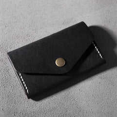 Cool Leather Mens billfold Wallet Card Holder Small Card Slim Wallet for Men