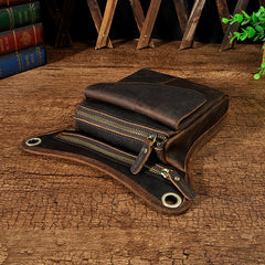 Leather Mens Small Belt Pouch Waist Bag BELT BAG Shoulder Bag For Men