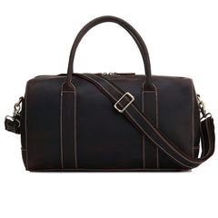 Leather Mens Weekender Bag Duffle Bag Overnight Bag Travel Bag