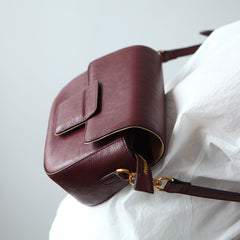 Stylish LEATHER WOMEN Saddle Messenger SHOULDER BAG Crossbody Purse FOR WOMEN