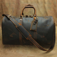 Leather Mens Weekender Bag Travel Bag Duffle Bag Vintage Overnight Bag Bag