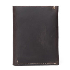 Cool Leather Mens Slim Small Leather Wallets Men billfold Bifold Wallet for Men