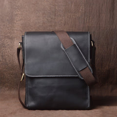 Cool leather mens messenger bag vintage Side Bag shoulder bag for men
