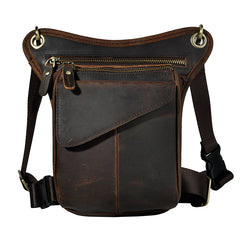 Leather Mens Small Belt Pouch Waist Bag BELT BAG Shoulder Bag For Men