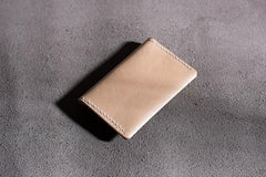 Handmade Leather Mens Cool billfold Wallet Card Holder Small Card Slim Wallets for Men