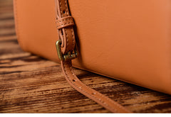 Leather Women Small Brown Handbag Shoulder Bag For Women