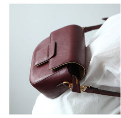 Stylish LEATHER WOMEN Saddle Messenger SHOULDER BAG Crossbody Purse FOR WOMEN