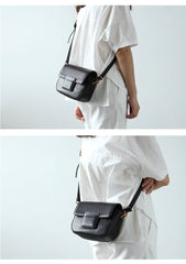 Stylish LEATHER WOMEN Saddle Messenger SHOULDER BAG Crossbody Purse FOR WOMEN