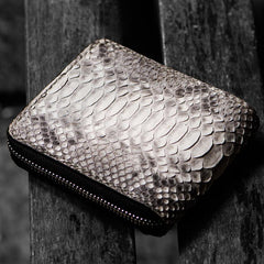 snake skin wallets​ Handmade Leather Wallet Biker Wallet Snake Skin Wallet Cool Wallets for Men Biker Chain Wallet