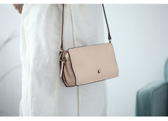 Cute Leather Womens Small Box Crossbody Bag Purse Zipper Shoulder Bag for Women