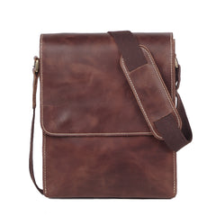 Cool leather mens messenger bag vintage Side Bag shoulder bag for men
