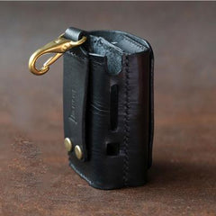 Cool Leather Mens IQOS Cigarette Case With Belt Clip IQOS Holder Belt Loop for Men