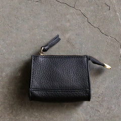 Mini LEATHER Womens Small Wallet Change Wallet Makeup Pouch FOR Women