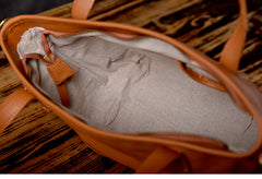 Handmade Leather Women Small Tote Handbag Shoulder Bag For Women
