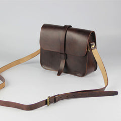 Handmade Leather Womens Shoulder Bag Leather Crossbody Bag for Women