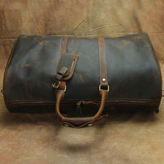 Leather Mens Weekender Bag Travel Bag Duffle Bag Vintage Overnight Bag Bag