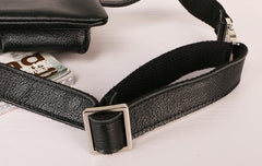 Leather Mens FANNY PACK MENS WAIST BAG HIP PACK BELT BAG FOR MEN