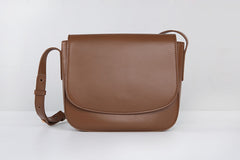 Stylish LEATHER WOMEN Saddle Messenger BAG Crossbody Purse FOR WOMEN