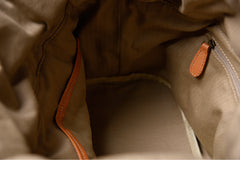 Leather Canvas Women Bucket Bag Shopper Bag Shoulder Bag For Women