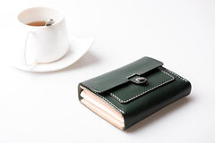 Handmade Leather Mens Cool billfold Wallet Card Holder Small Card Wallets for Men Women