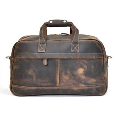 Cool Leather Mens Weekender Bag Travel Bags Duffle Bags Holdall Bag for men