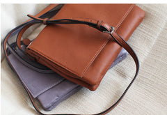 Stylish Leather Womens Slim Crossbody Bag Purse Cute Shoulder Bag for Women