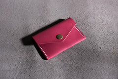 Handmade Leather Mens Cool billfold Wallet Card Holder Small Card Slim Wallets for Men