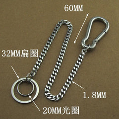 Stainless Steel 15inch Wallet Chain Cool Punk Rock Biker Trucker Wallet Chain Trucker Wallet Chain for Men