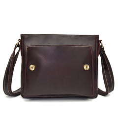 Vintage Leather Messenger Bag Shoulder Bag CrossBody Bag For Men