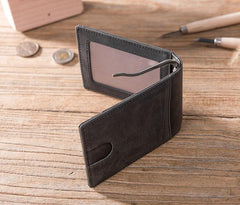 Leather Mens Cool billfold Wallets Card Holder Small Card Slim Wallets for Men