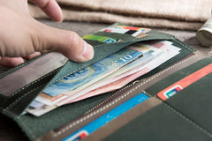 Handmade Leather Mens Clutch Wallet Cool Leather Wallet Long Phone Wallets for Men