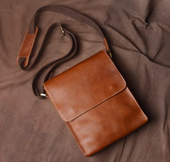 Cool leather mens messenger bag vintage Side Bag shoulder bag for men
