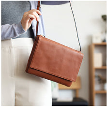 Stylish Leather Womens Slim Crossbody Bag Purse Cute Shoulder Bag for Women